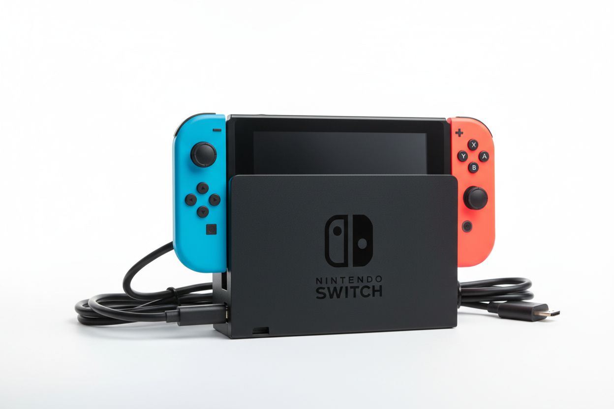 nintendo switch console with docking station only