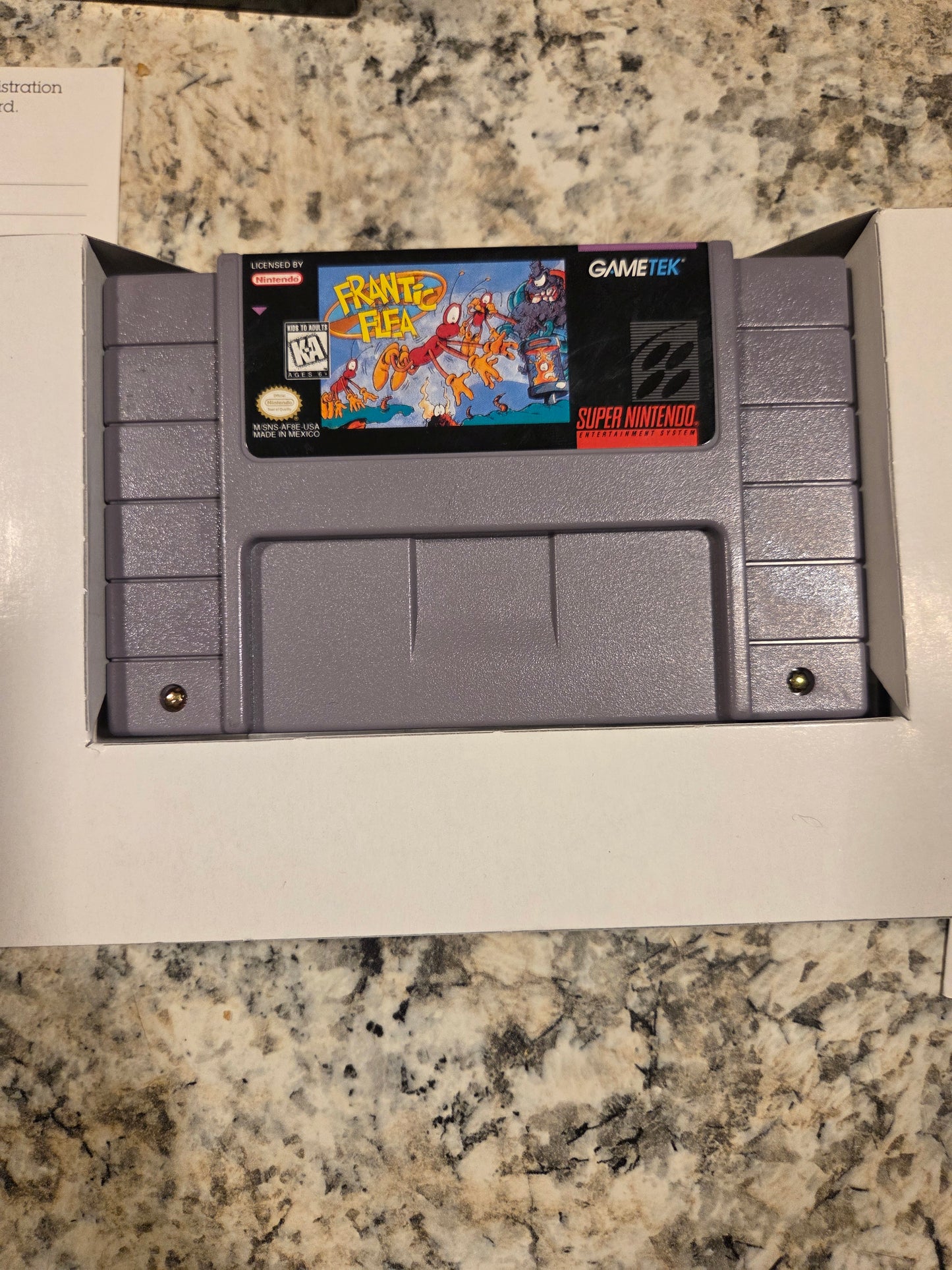 Frantic Flea (Complete in Box) – Super Nintendo