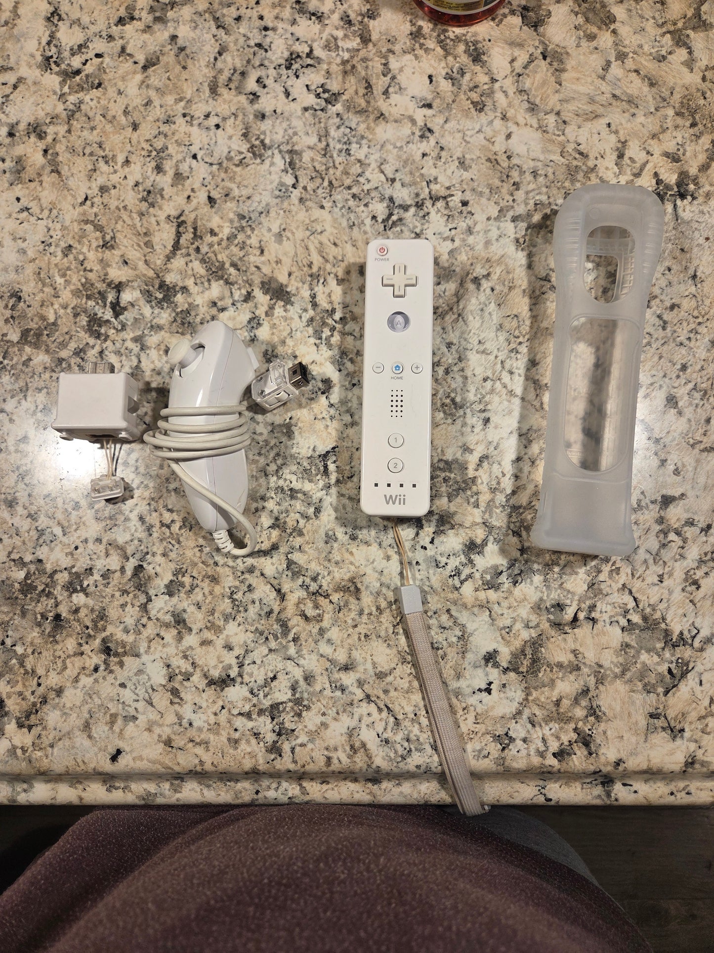 Wii Remote with Nunchuck, Motion Plus, and Silicon Casing