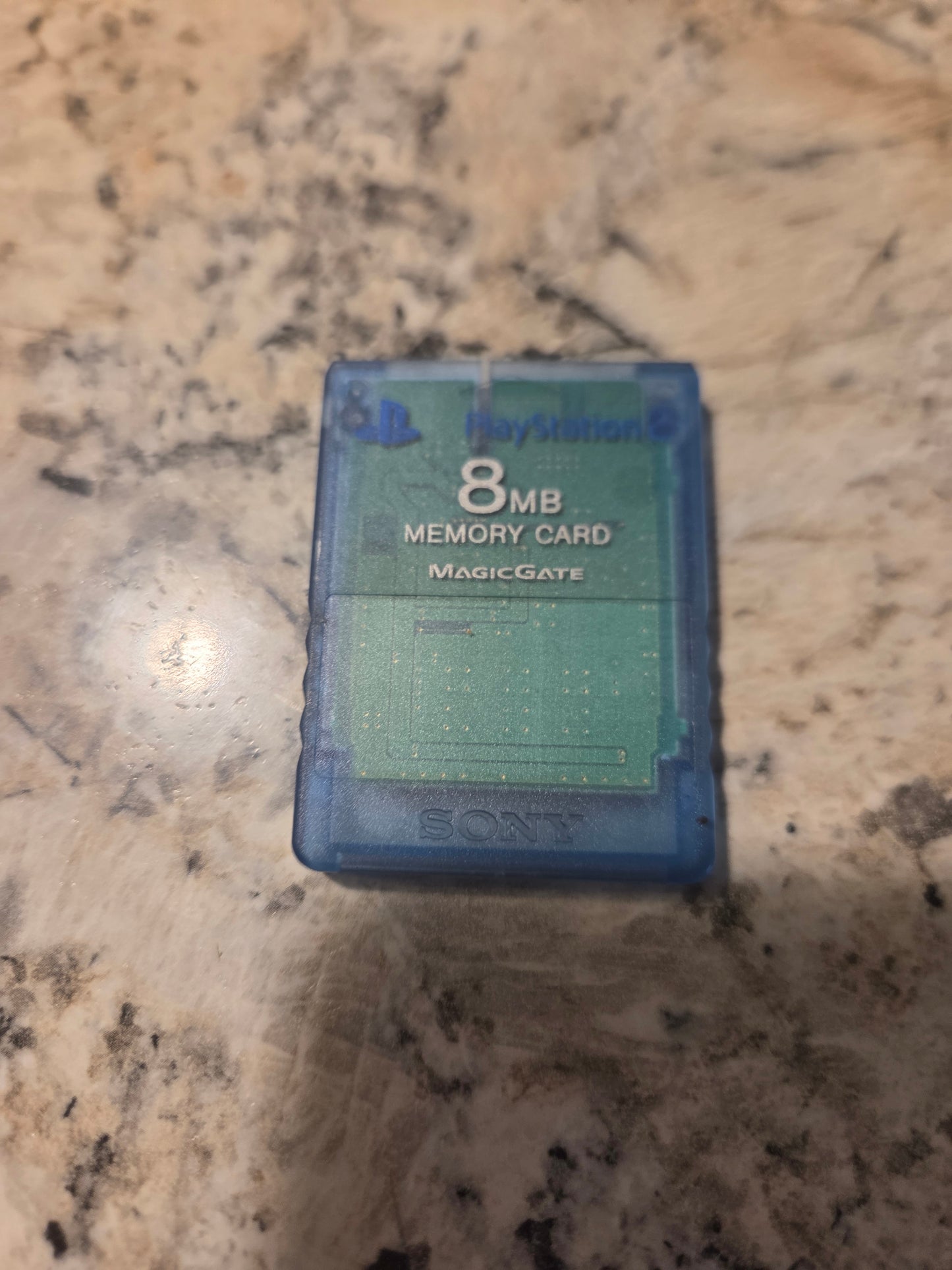 8MB Memory Card (Blue) – Playstation 2