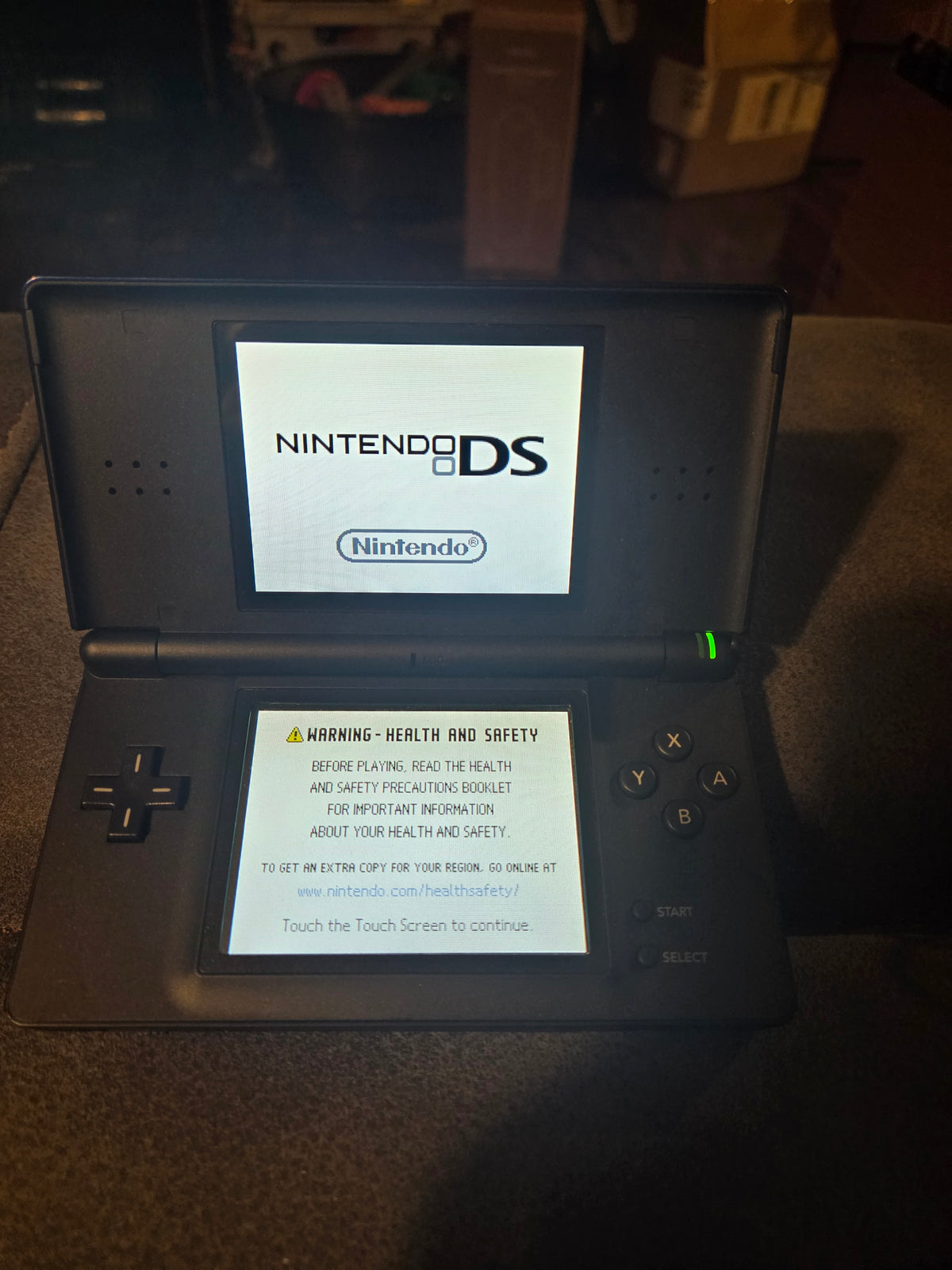 Cobalt & Black Nintendo DS Lite (CIB)