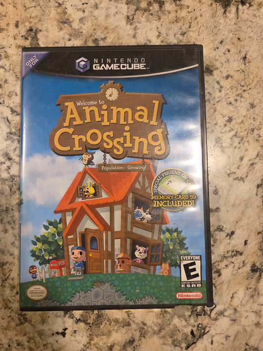 Animal Crossing (Game and Case) – Nintendo GameCube