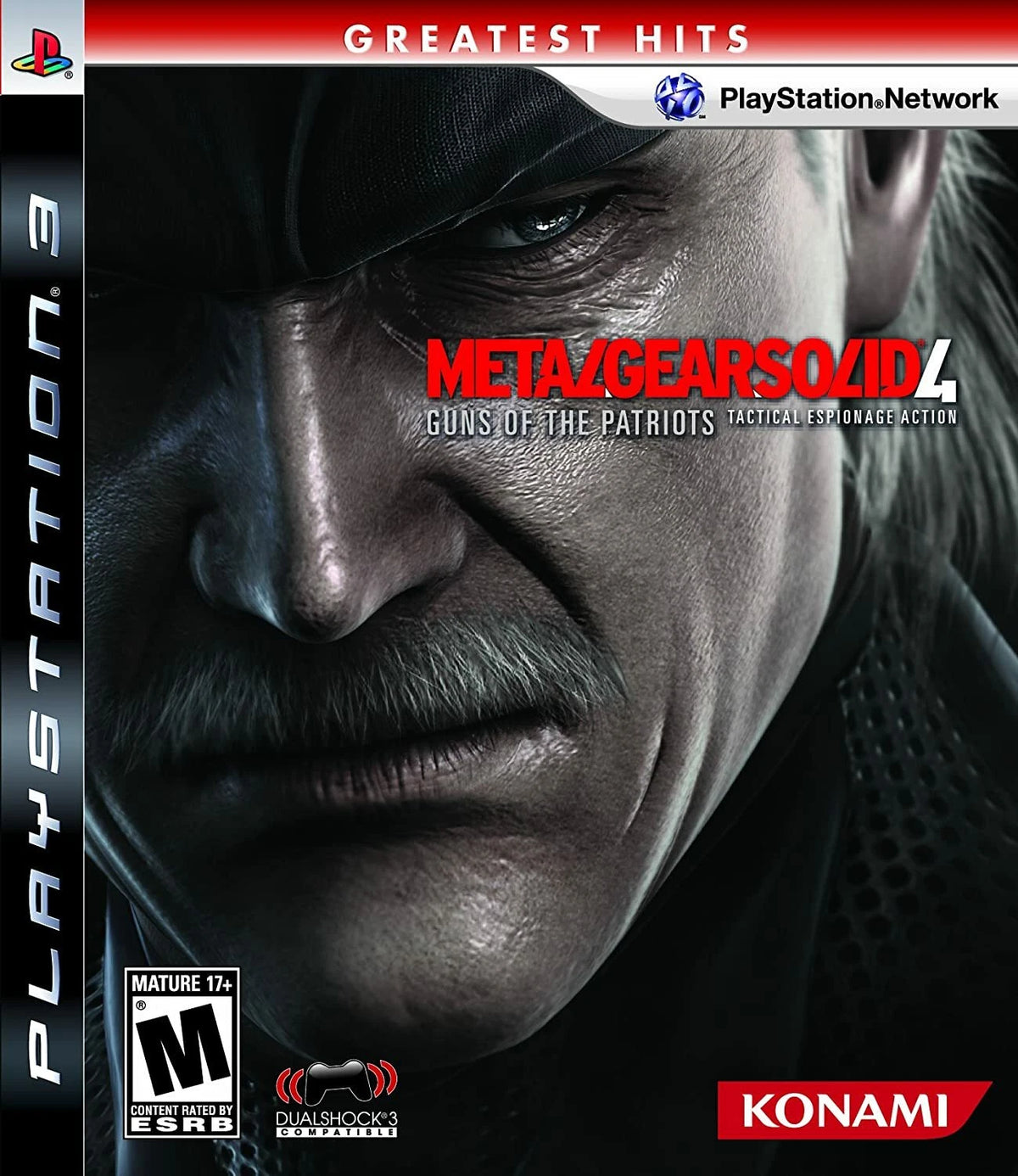 Metal Gear Solid 4: Guns of the Patriots (CIB) – PlayStation 3 (Greatest Hits)