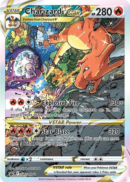Charizard VSTAR SWSH262 – Sword & Shield Black Star Promo – Pokémon Card (Near Mint)