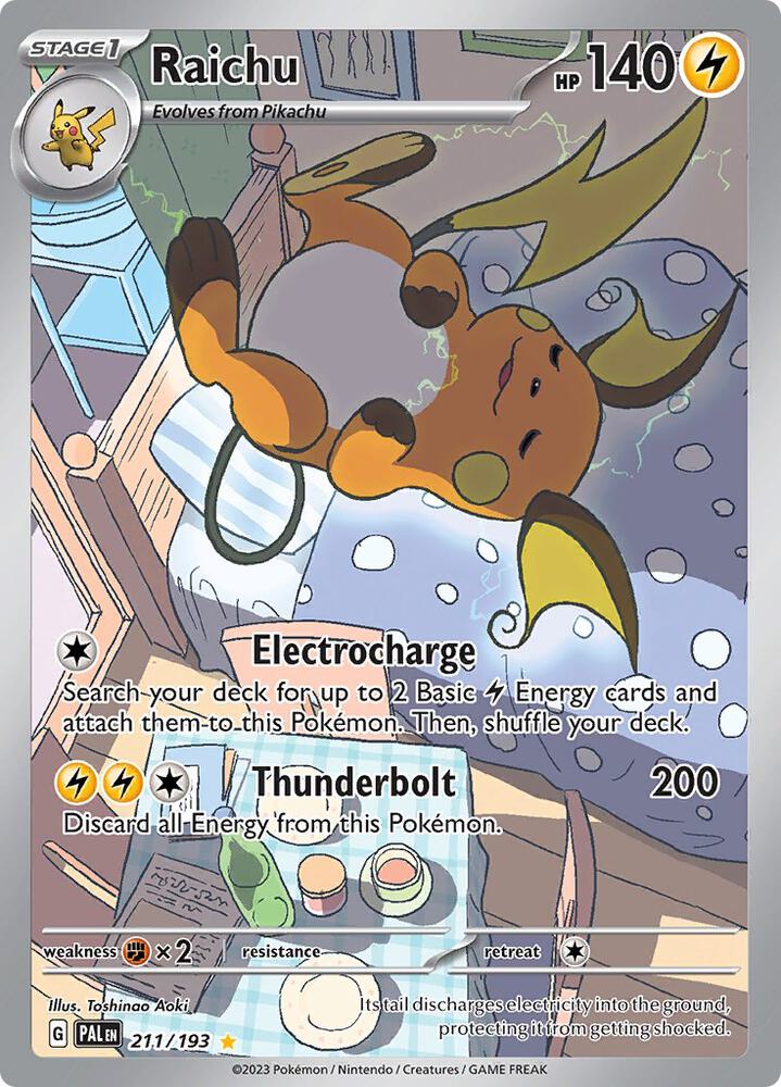 Raichu 211/193 – Pokemon Card (Lightly Played)