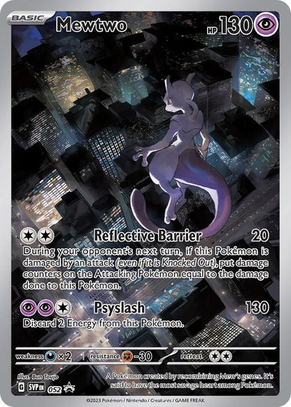 Mewtwo 052 – Scarlet & Violet Black Star Promo – Pokémon Card (Near Mint)