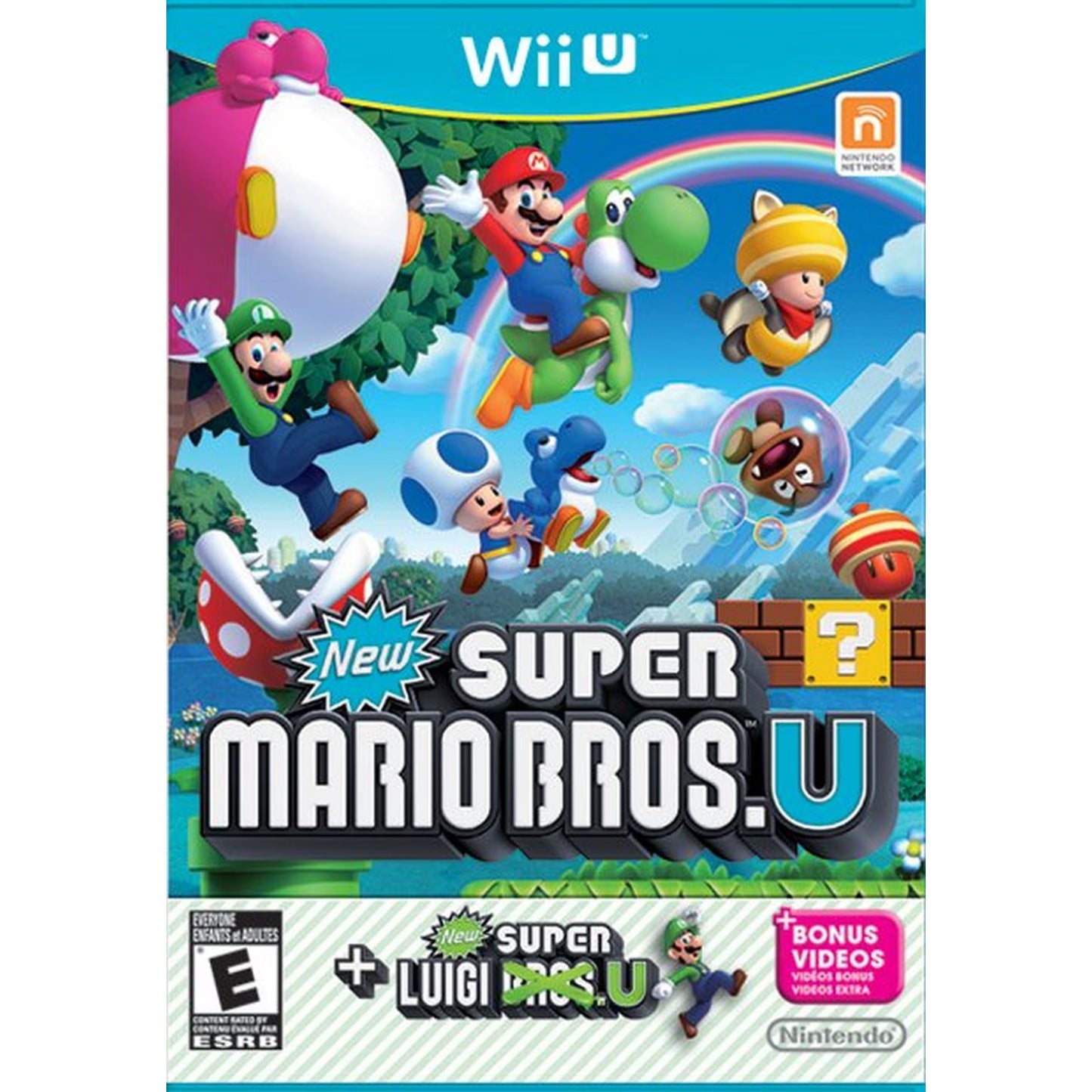New Super Mario Bros. U + New Super Luigi U (Complete in Box) – Nintendo Wii U