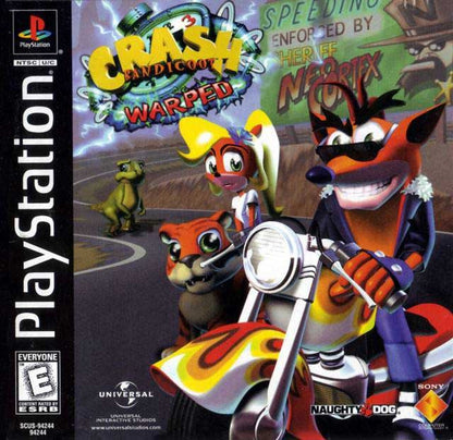 Crash Bandicoot: Warped (Complete in Box) – PlayStation 1 (Black Label)