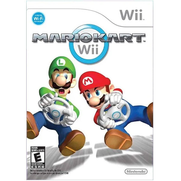 Mario Kart Wii (Complete in Box) + Wii Wheel – Nintendo Wii Console