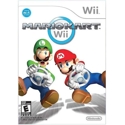 Mario Kart Wii (Complete in Box) + Wii Wheel – Nintendo Wii Console