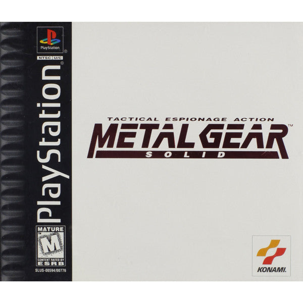 Metal Gear Solid (Greatest Hits) – PlayStation 1 (Complete in Box)