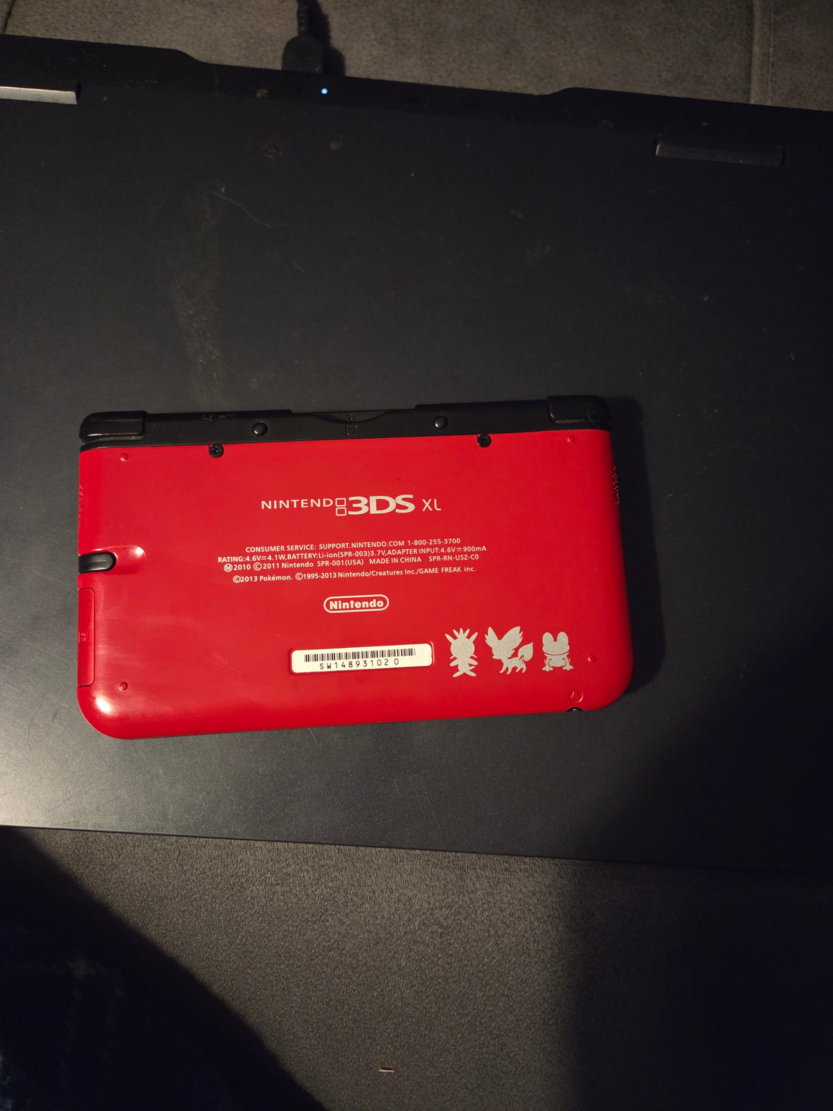 Nintendo 3DS XL Pokemon Xerneas + Yveltal Red Edition