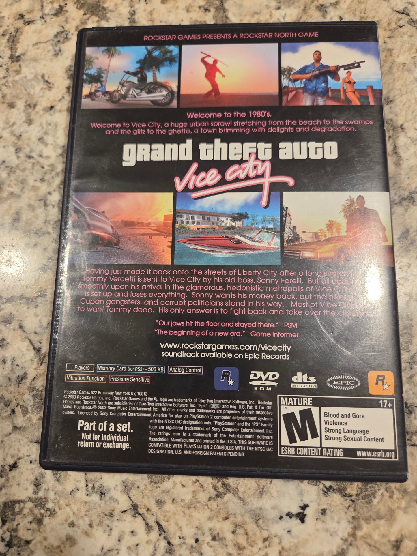 Grand Theft Auto: Vice City - Playstation 2