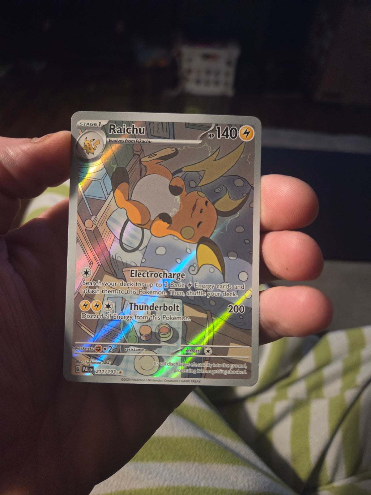 Raichu 211/193 – Pokemon Card (Lightly Played)
