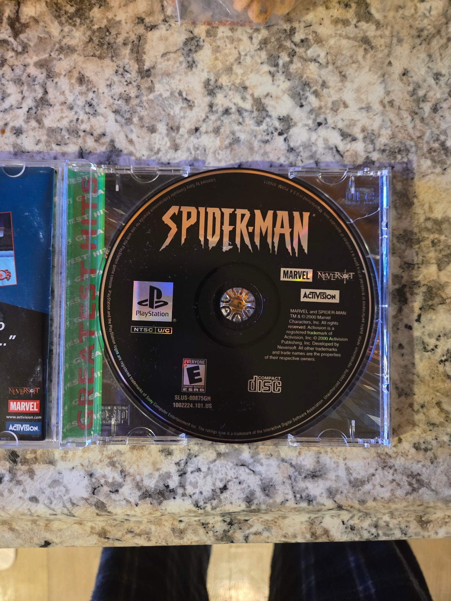 Spider-Man (Sony PlayStation 1, 2000)