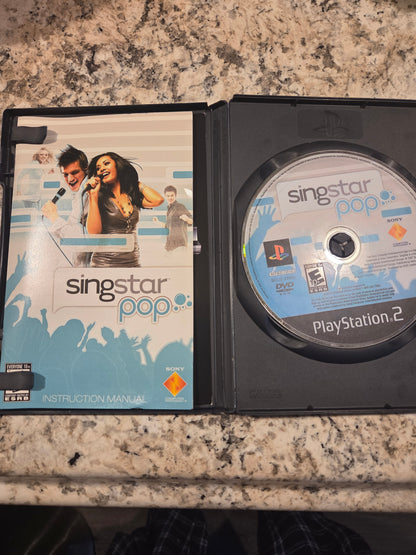 SingStar Pop (Complete in Box) – PlayStation 2