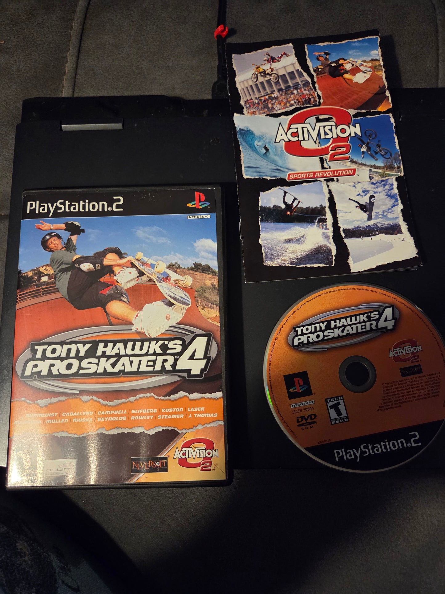 Tony Hawk's Pro Skater 4 (Game & Case) – PlayStation 2