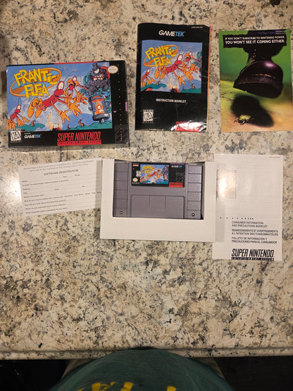 Frantic Flea (Complete in Box) – Super Nintendo