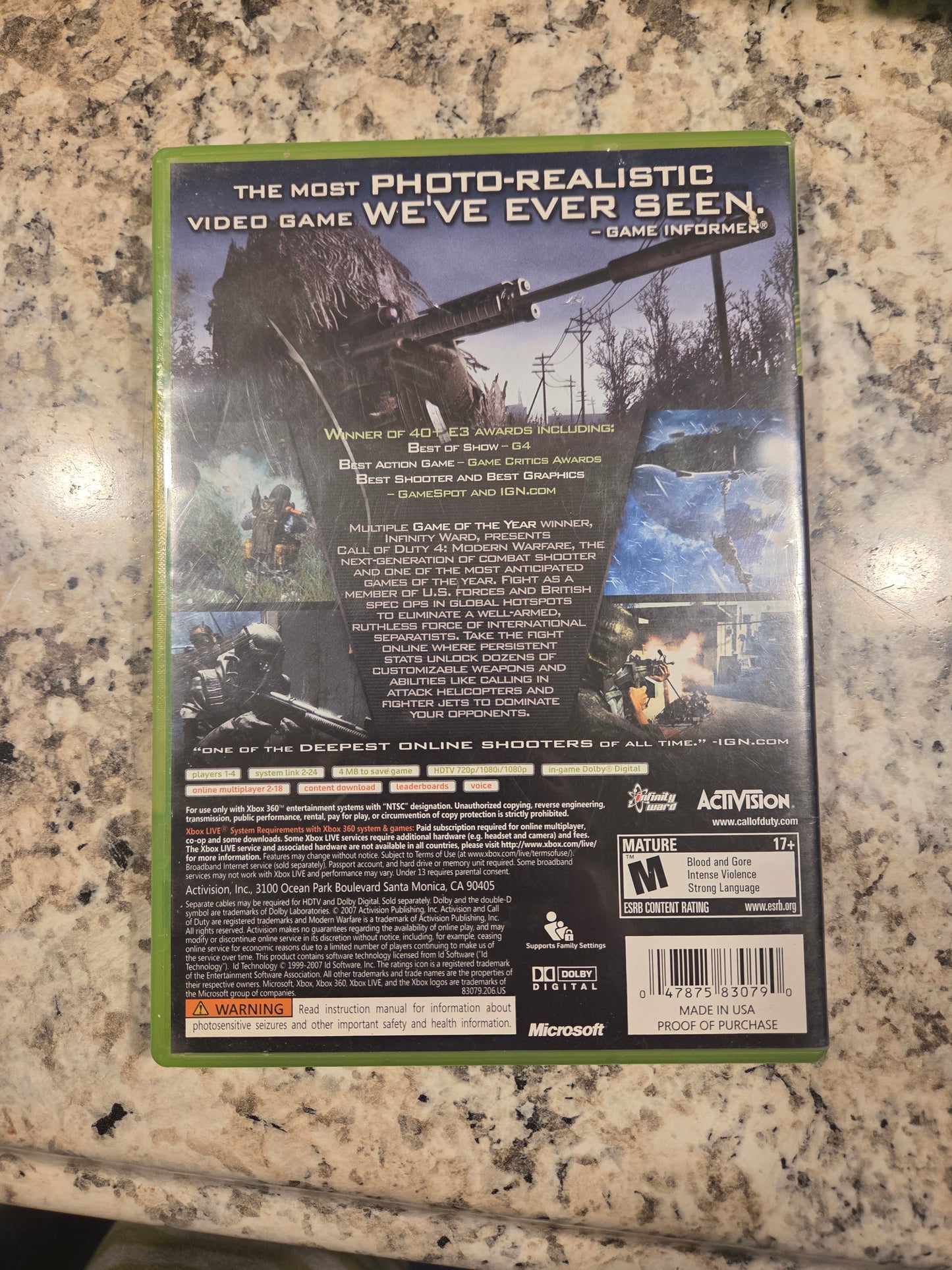 Call of Duty 4: Modern Warfare - Xbox 360