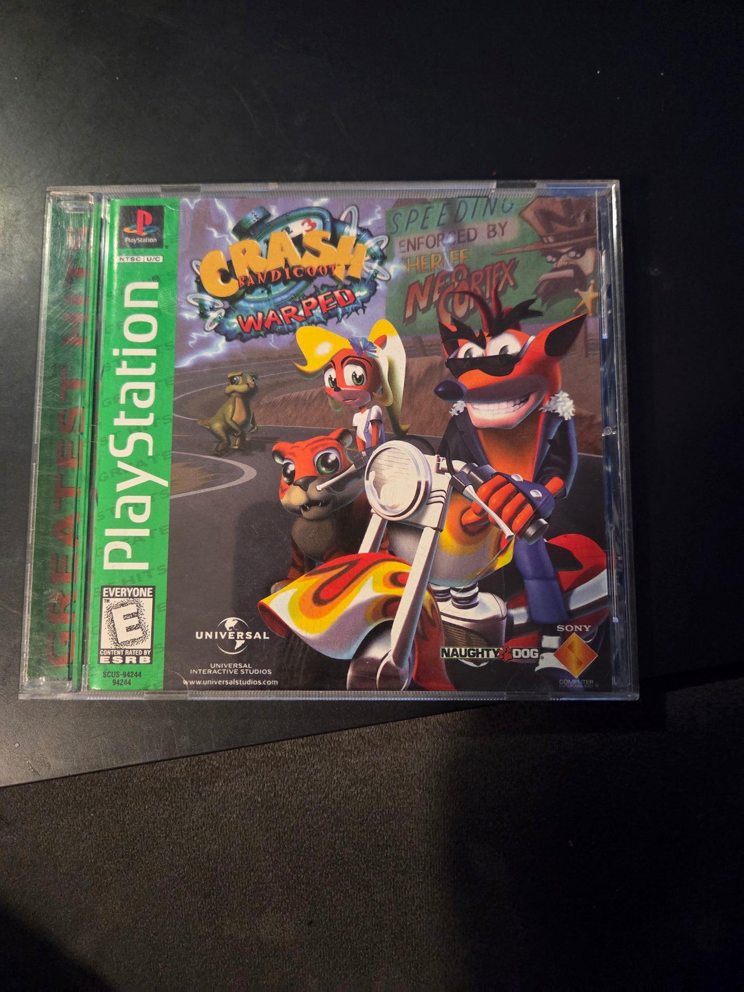 Crash Bandicoot: Warped (Complete in Box) – PlayStation 1 (Greatest Hits)