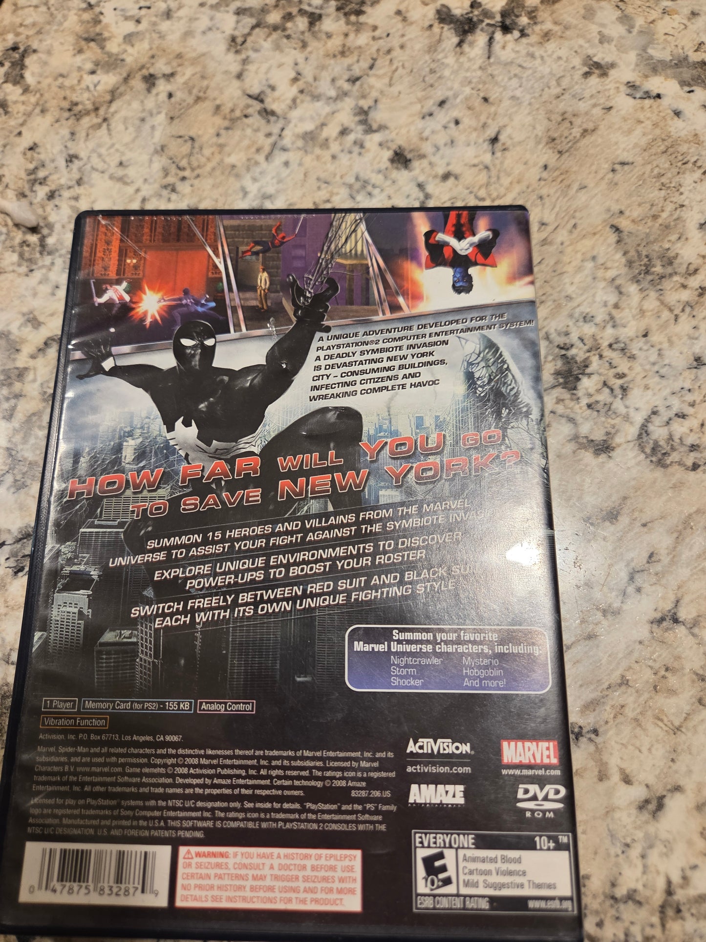 Spider-Man: Web of Shadows - Playstation 2