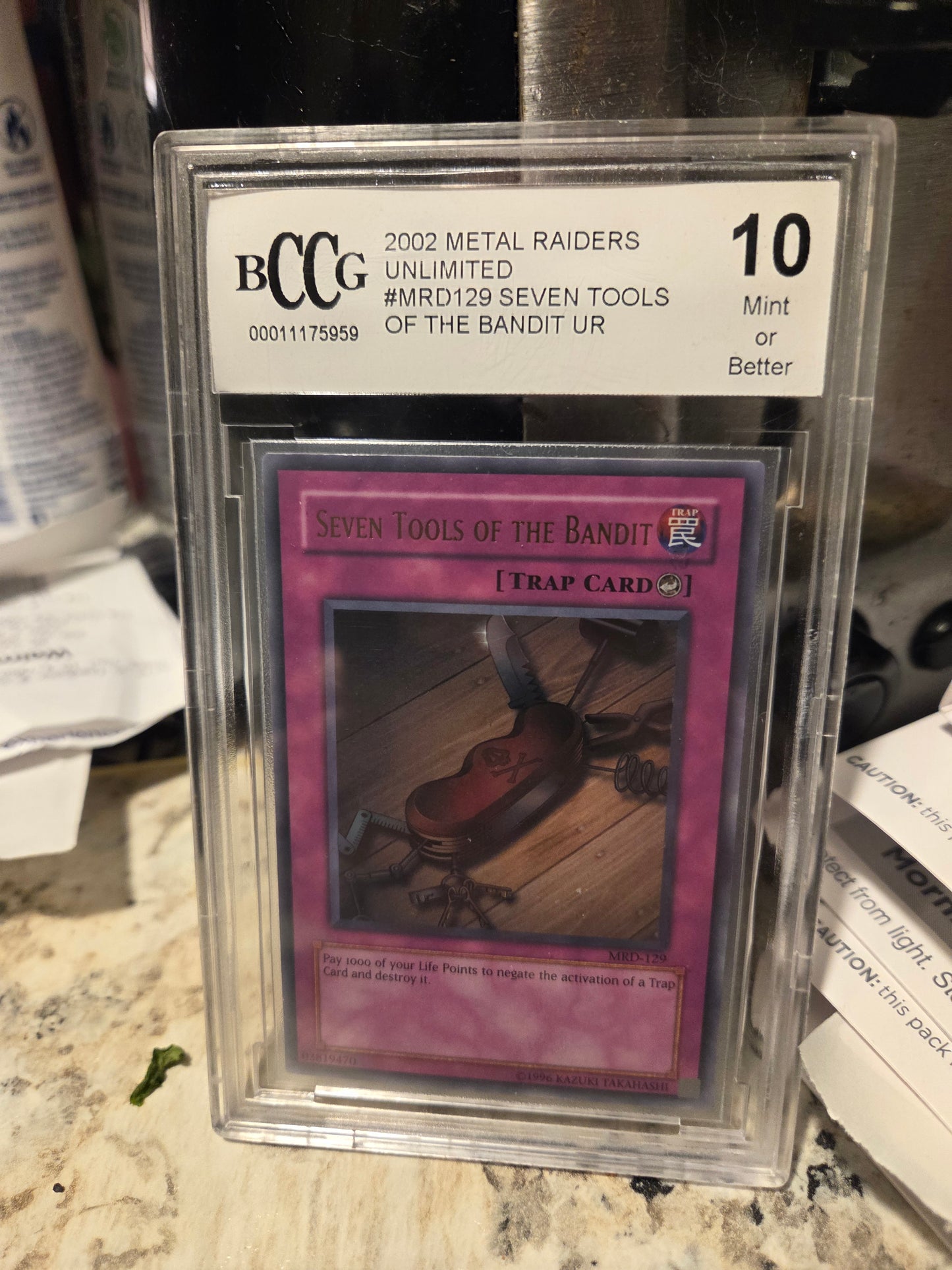 Seven Tools of the Bandit – BCCG Graded 10 Mint or Better