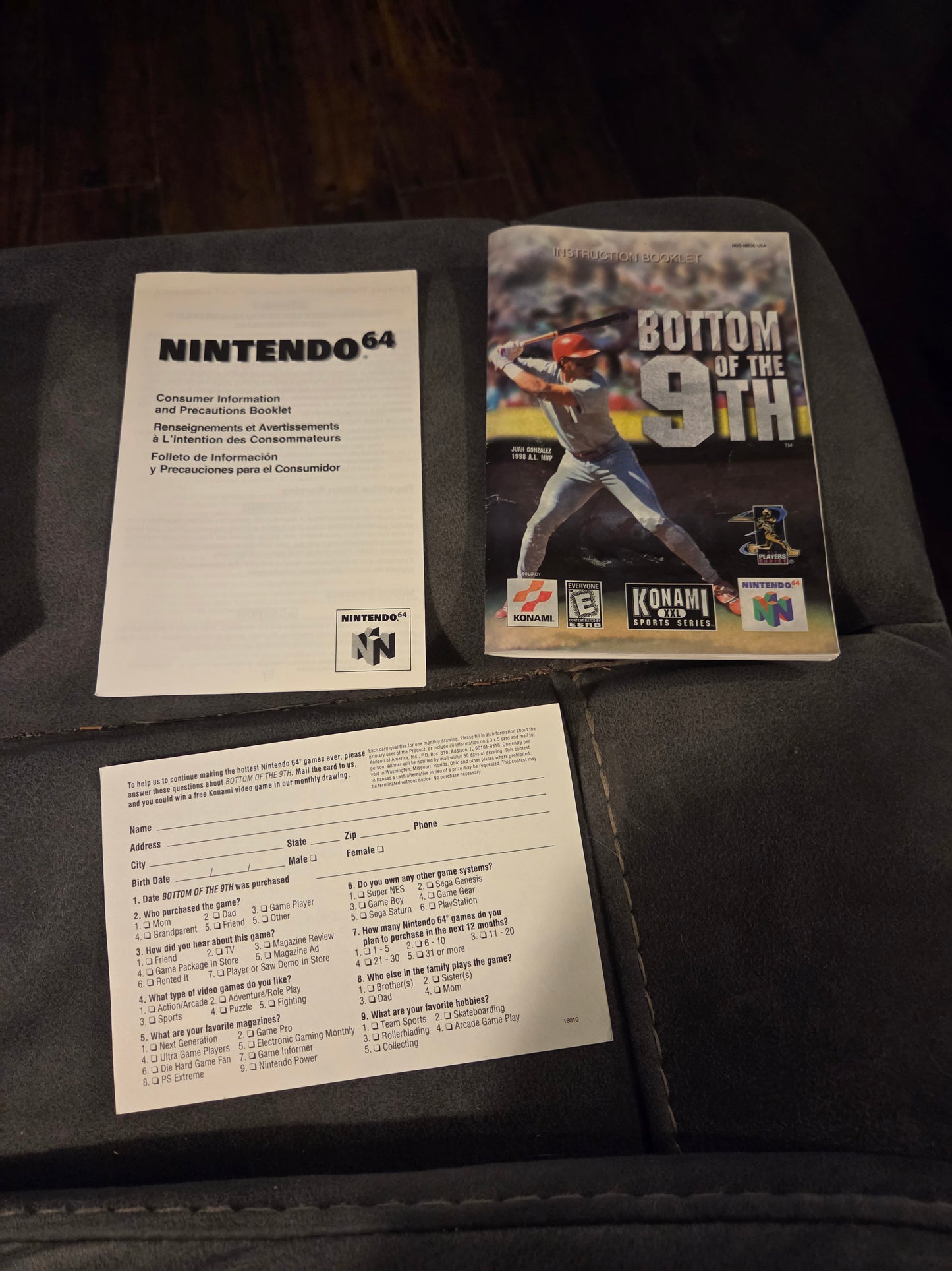 Bottom of the 9th (Complete in Box) – Nintendo 64