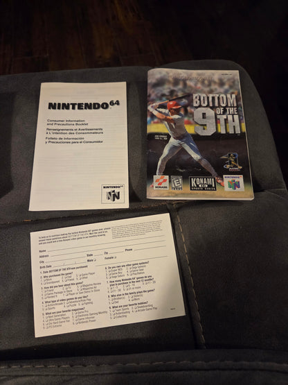 Bottom of the 9th (Complete in Box) – Nintendo 64