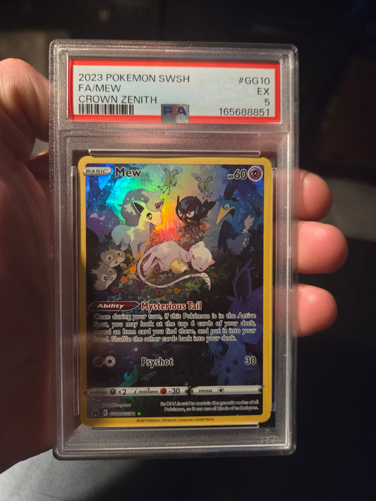 Mew GG10/GG70 – Crown Zenith Galarian Gallery – Pokemon Card (PSA 5)