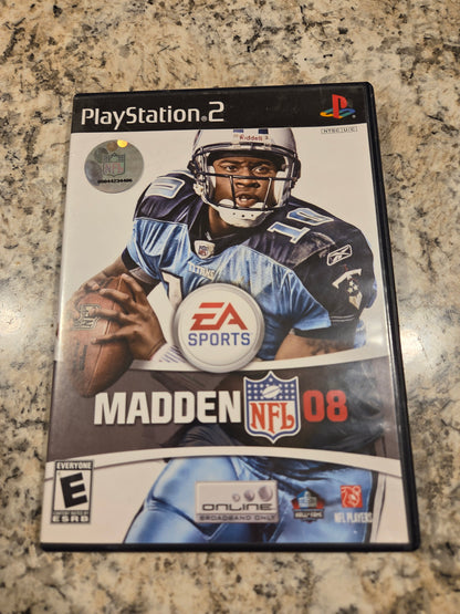 Madden NFL 08 (Game & Case) – PlayStation 2