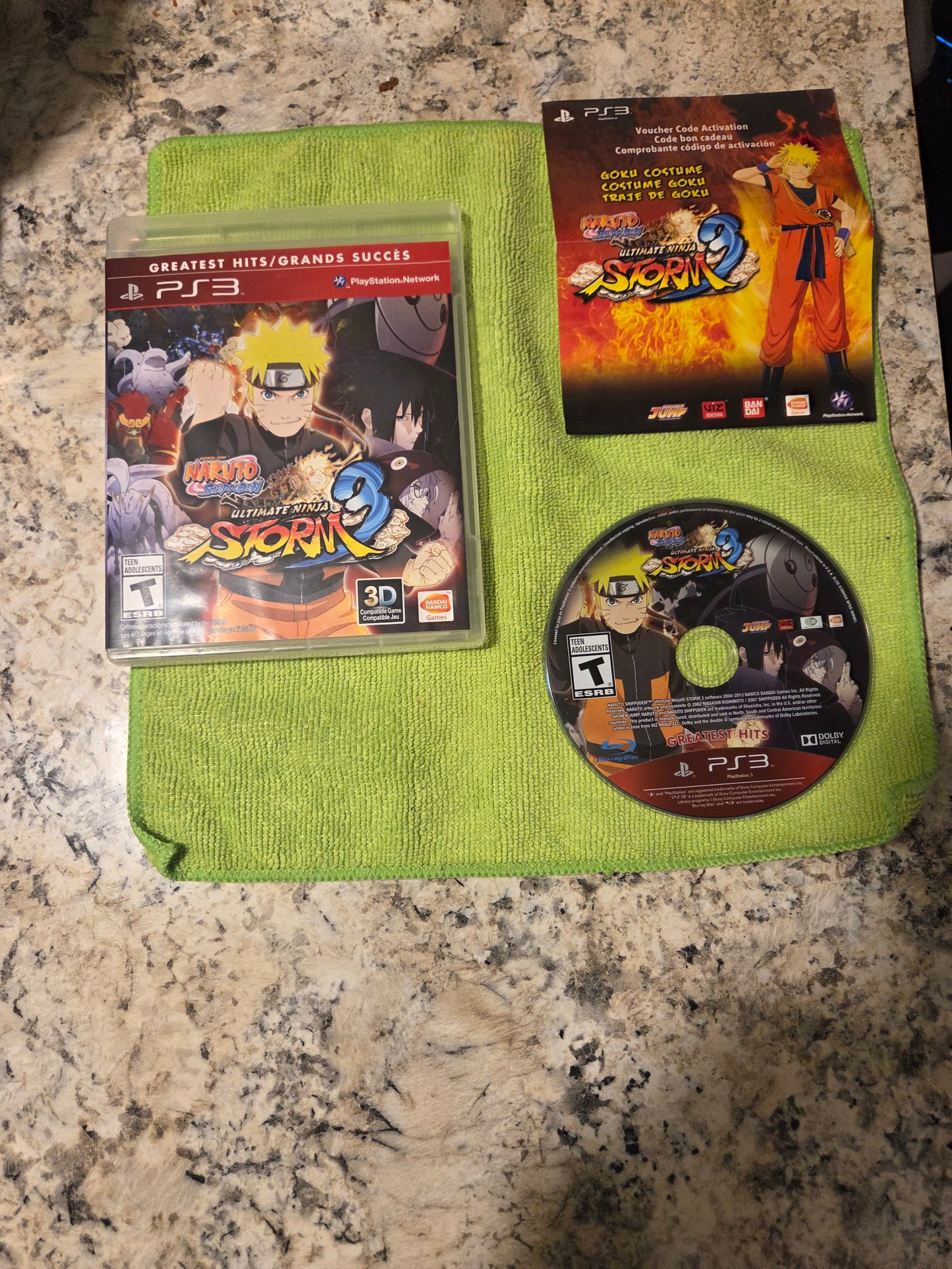Naruto Shippuden: Ultimate Ninja Storm 3 (Game & Case) – PlayStation 3 (Greatest Hits)
