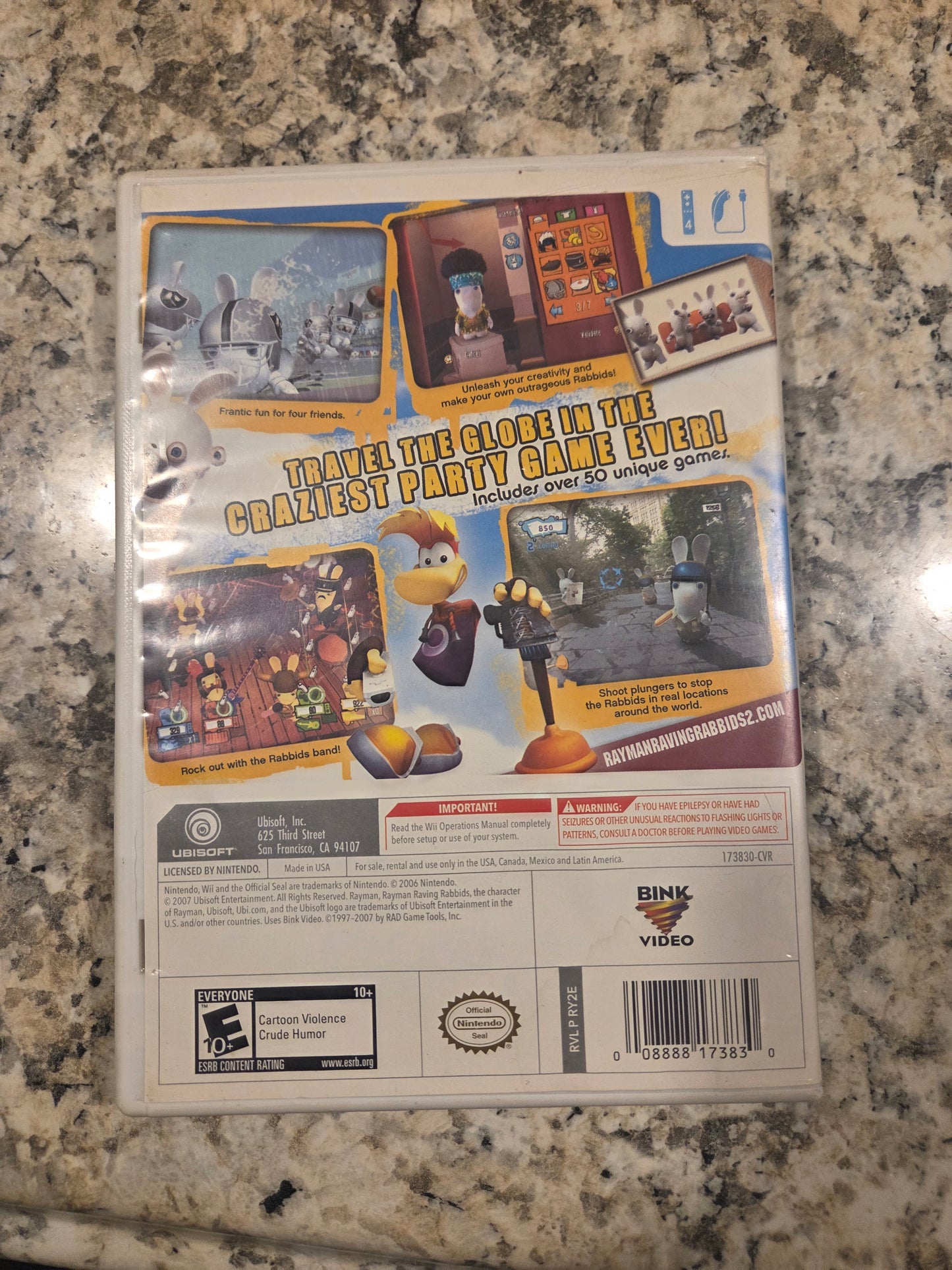 Rayman Raving Rabbids 2 - Nintendo Wii