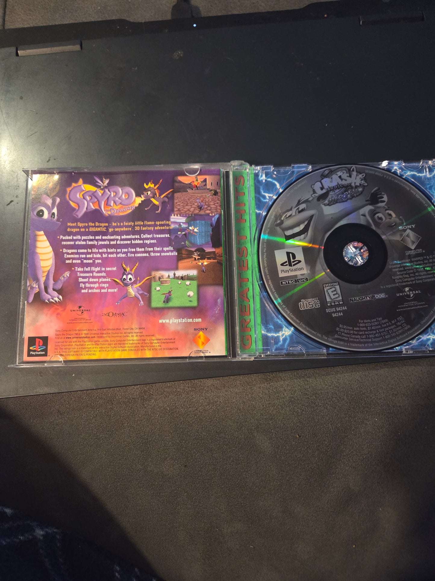 Crash Bandicoot: Warped (Complete in Box) – PlayStation 1 (Greatest Hits)