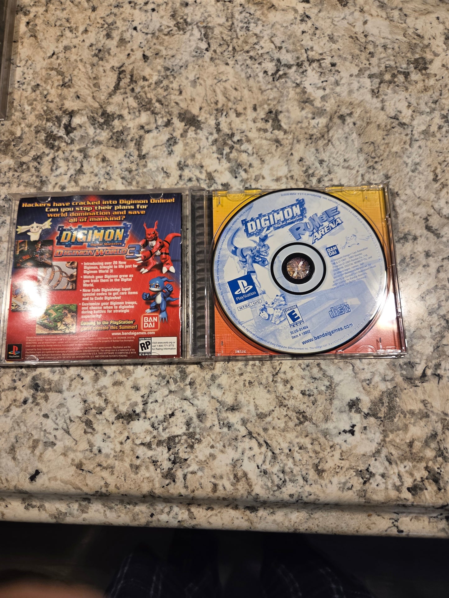 Digimon Rumble Arena (Sony PlayStation 1, 2001)