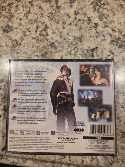 Final Fantasy VIII (Complete in Box) - Playstation 1