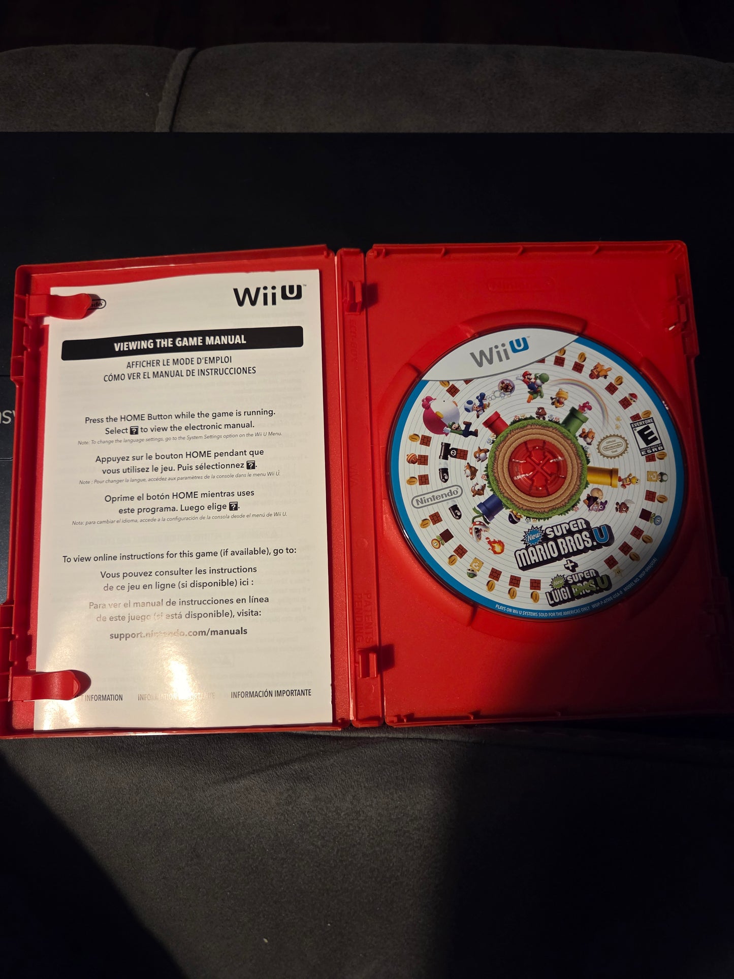 New Super Mario Bros. U + New Super Luigi U (Complete in Box) – Nintendo Wii U