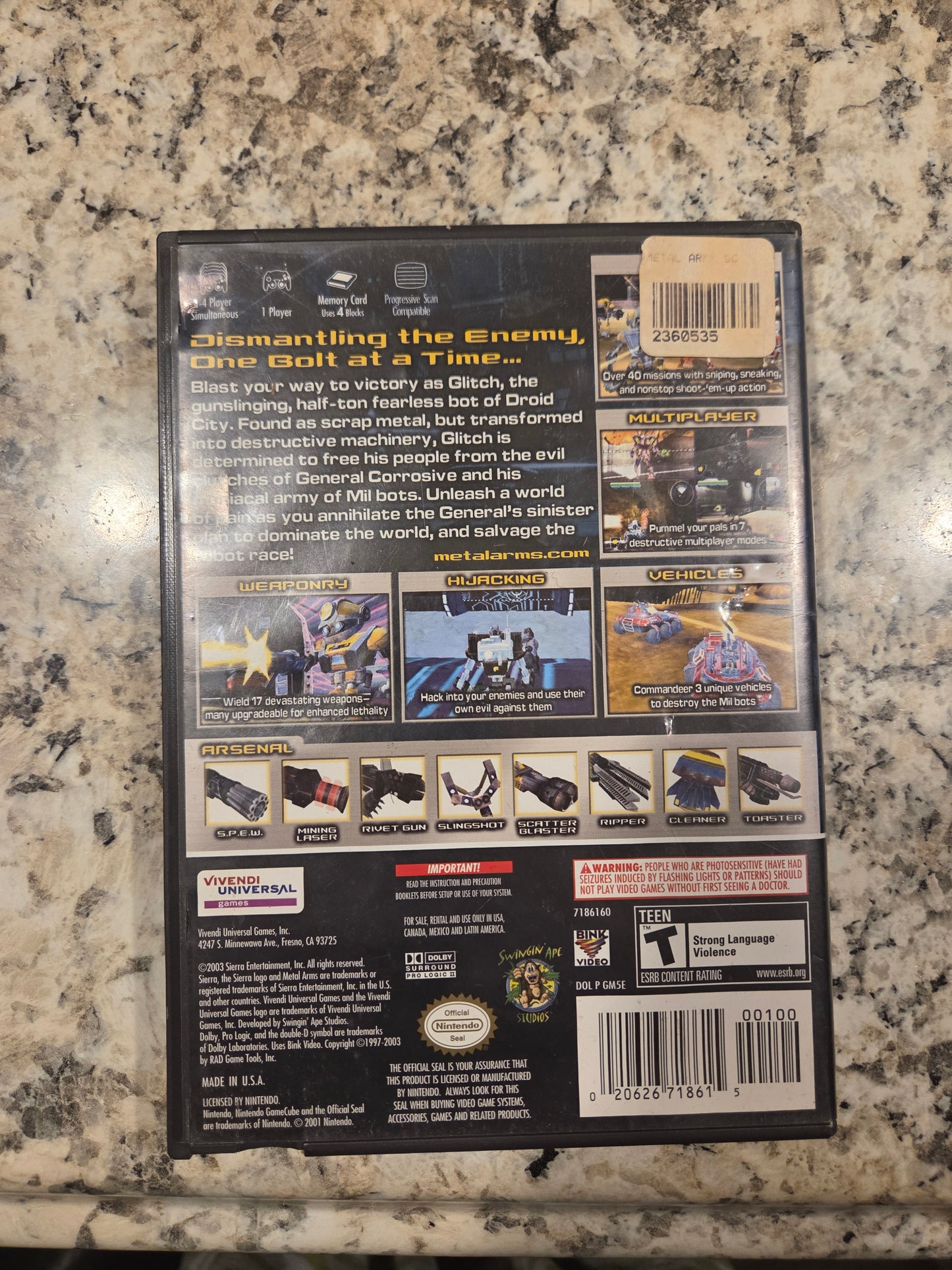 Metal Arms: Glitch in the System - Gamecube