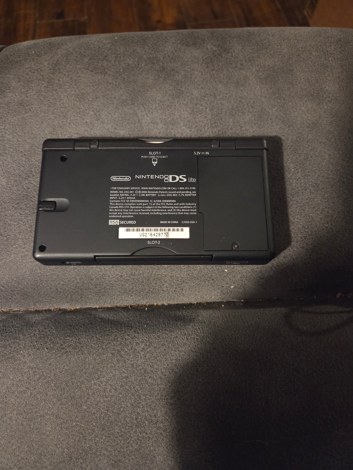 Cobalt & Black Nintendo DS Lite (CIB)