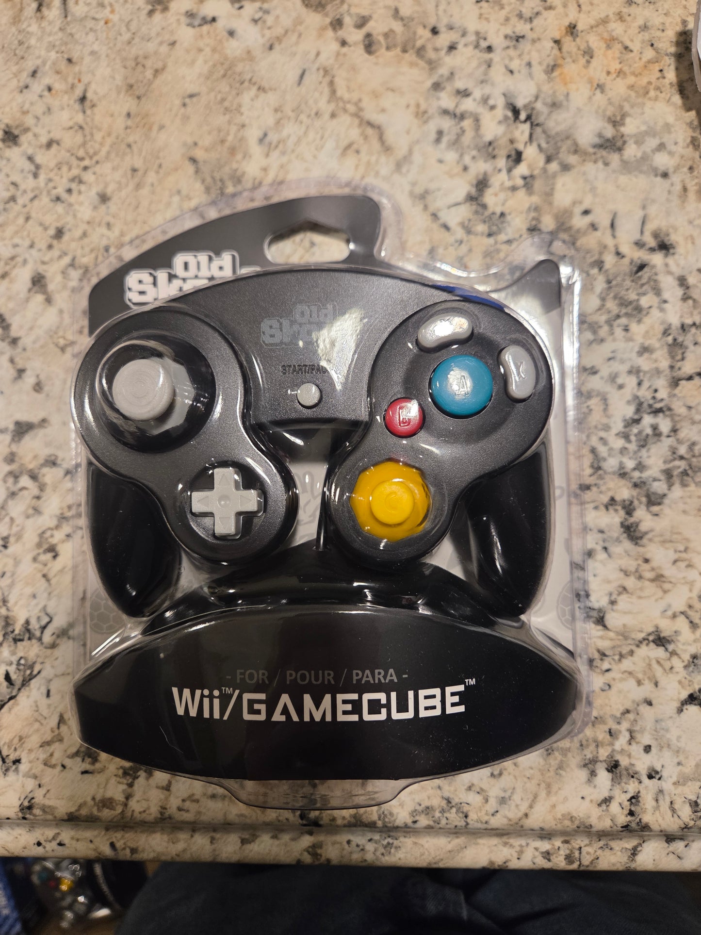 Old Skool Black GameCube Controller – Brand New