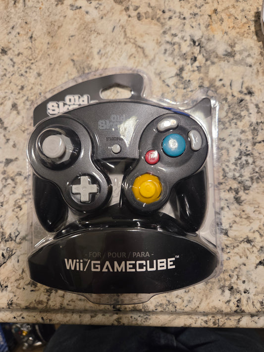 Old Skool Black GameCube Controller – Brand New