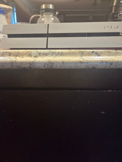 Sony PlayStation 4 Glacier White Console 500GB with Blue Camo Controller
