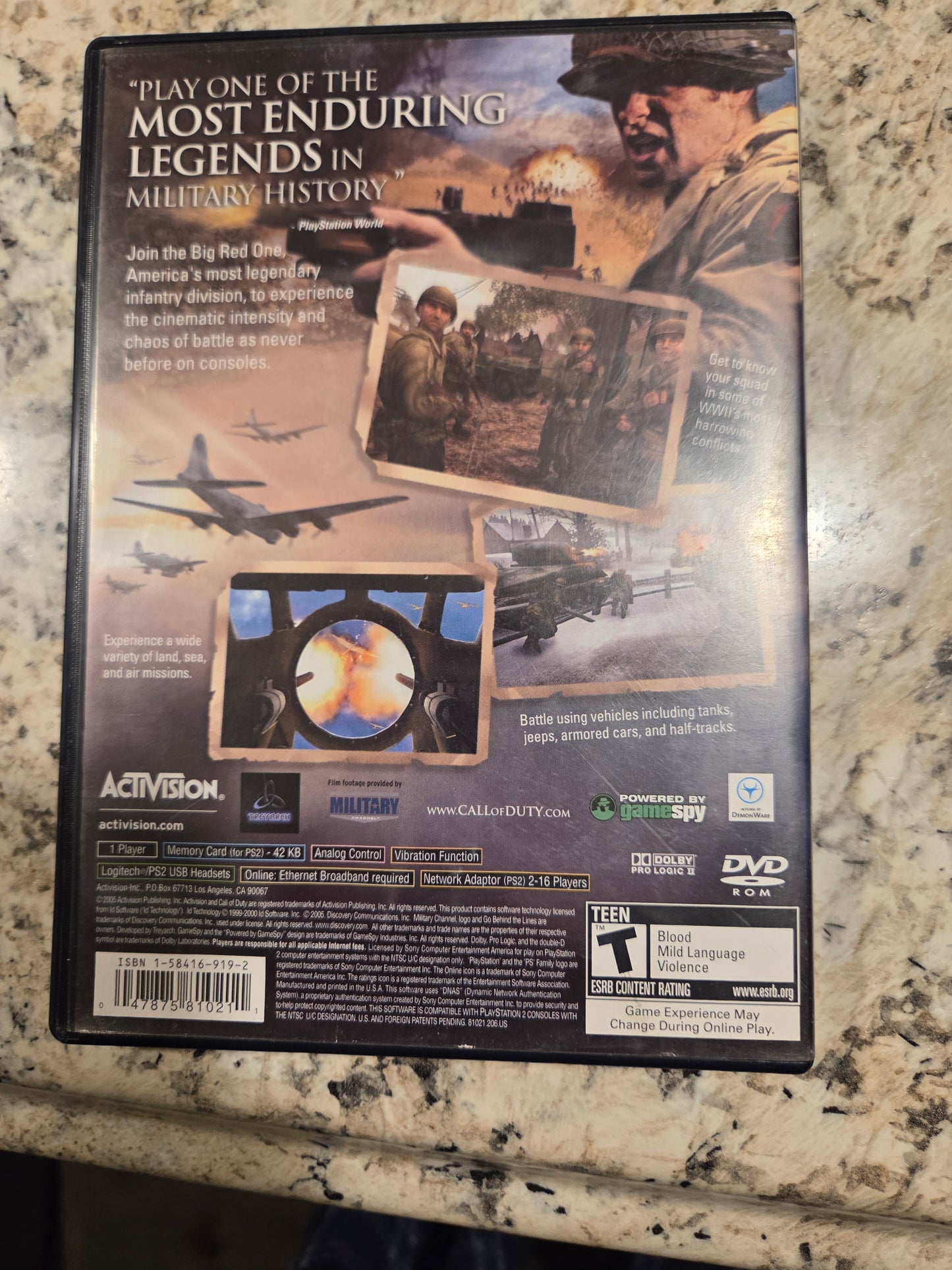 Call of Duty 2: Big Red One (PlayStation 2)