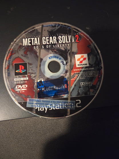 Metal Gear Solid 2: Sons of Liberty (Game Only) – PlayStation 2