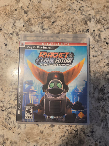 Ratchet & Clank: Tools of Destruction (Game & Case) – PlayStation 3 (Greatest Hits)