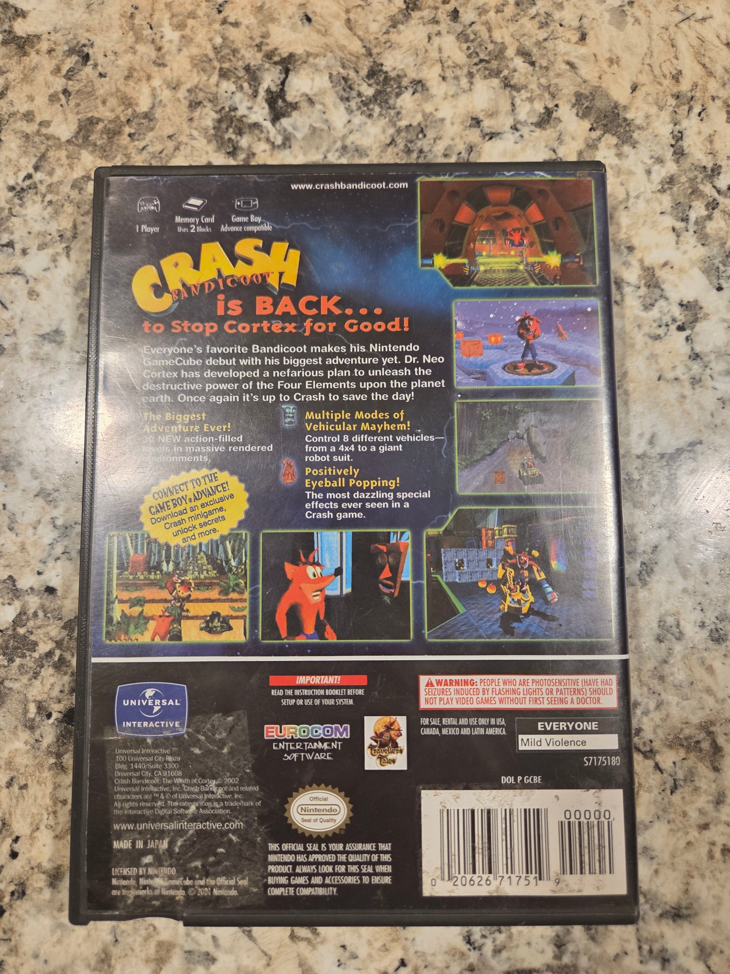 Crash Bandicoot: The Wrath of Cortex - Gamecube