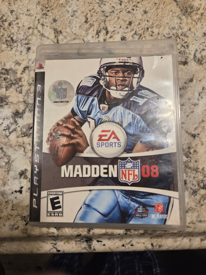 Madden NFL 08 (Complete in Box) – Playstation 3
