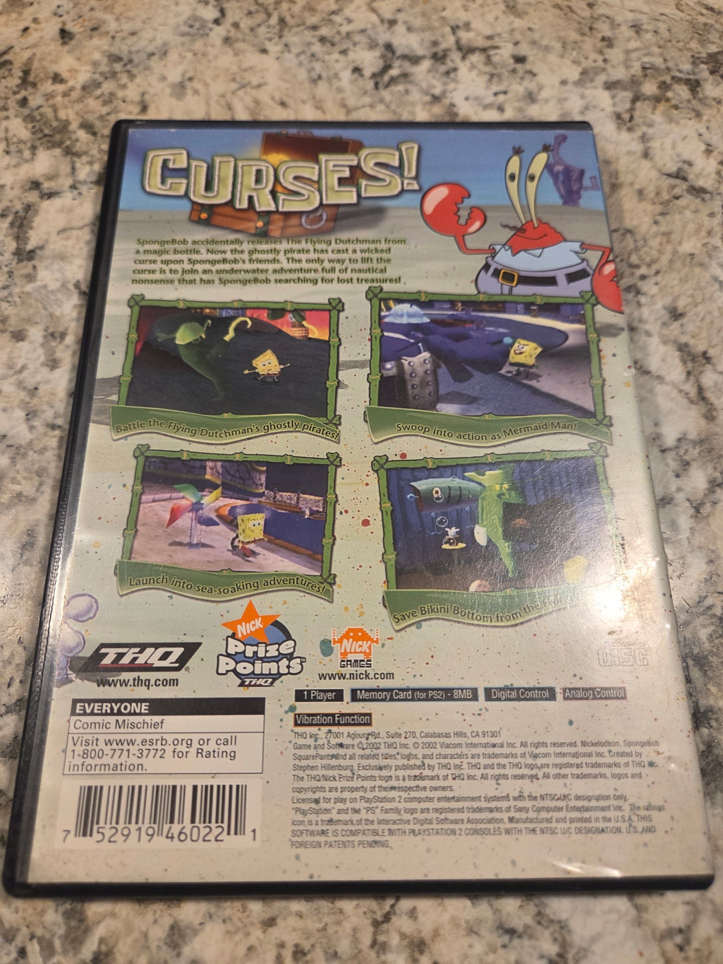 Spongebos Squarepants:  Revenge of the Flying Dutchman - Playstation 2