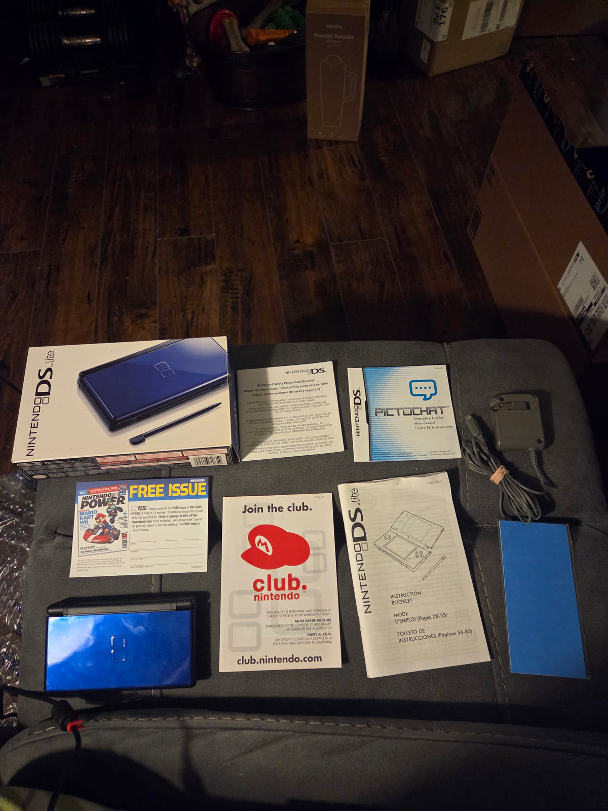 Cobalt & Black Nintendo DS Lite (CIB)