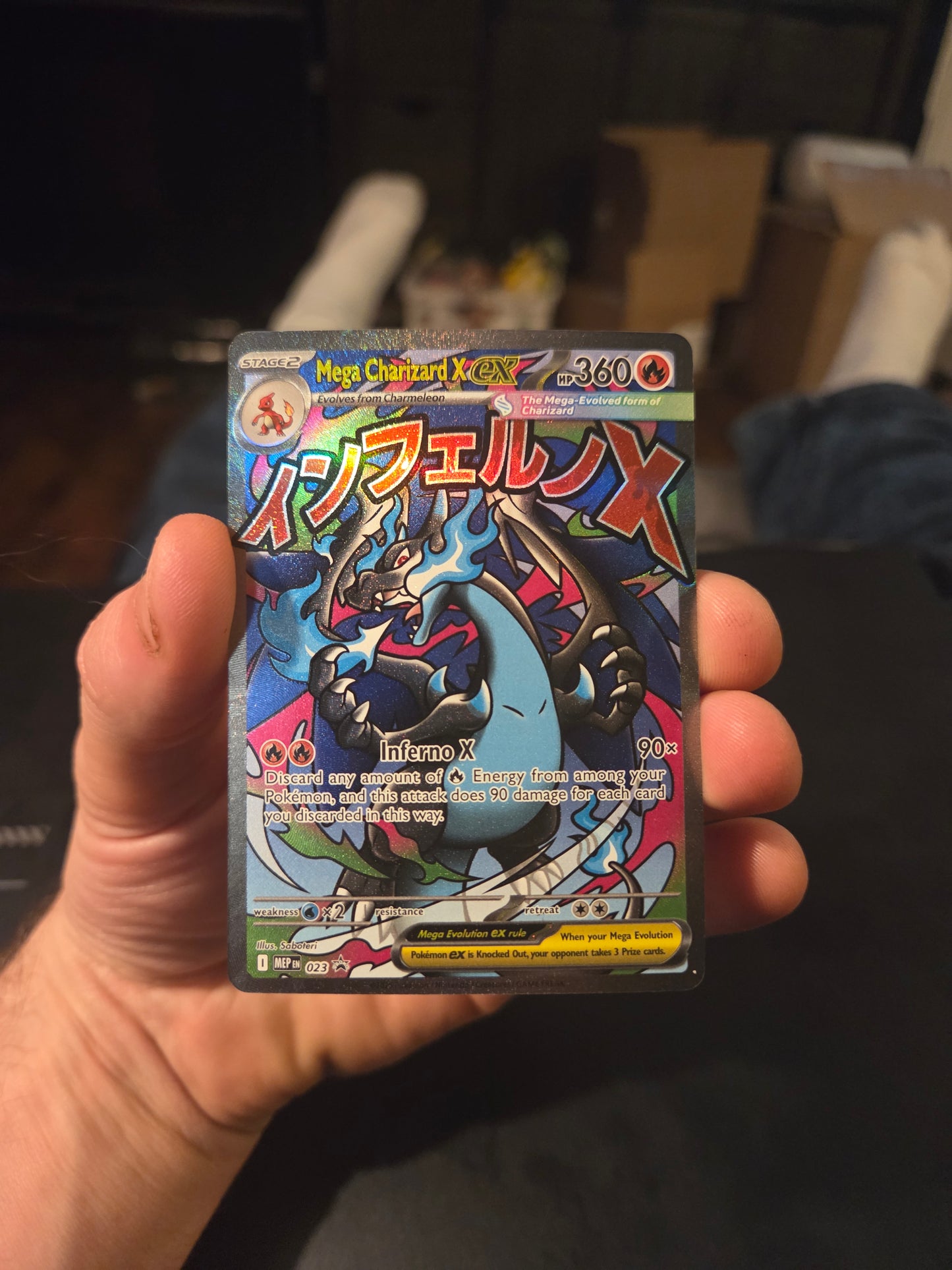 Mega Charizard X ex 023 – Pokémon Card