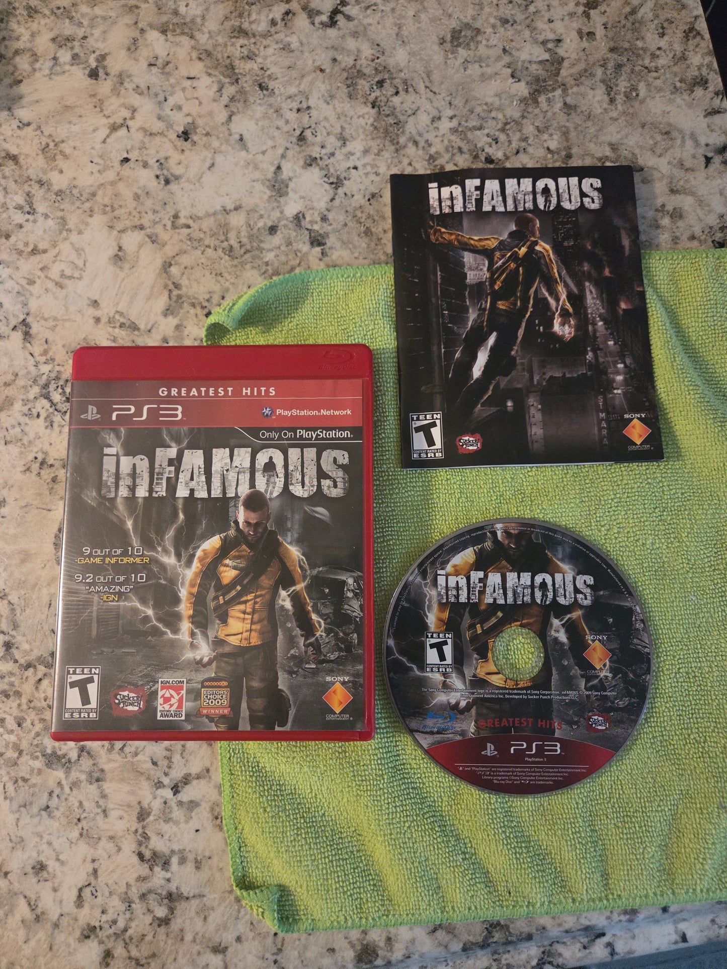 inFAMOUS (CIB) – PlayStation 3 (Greatest Hits)